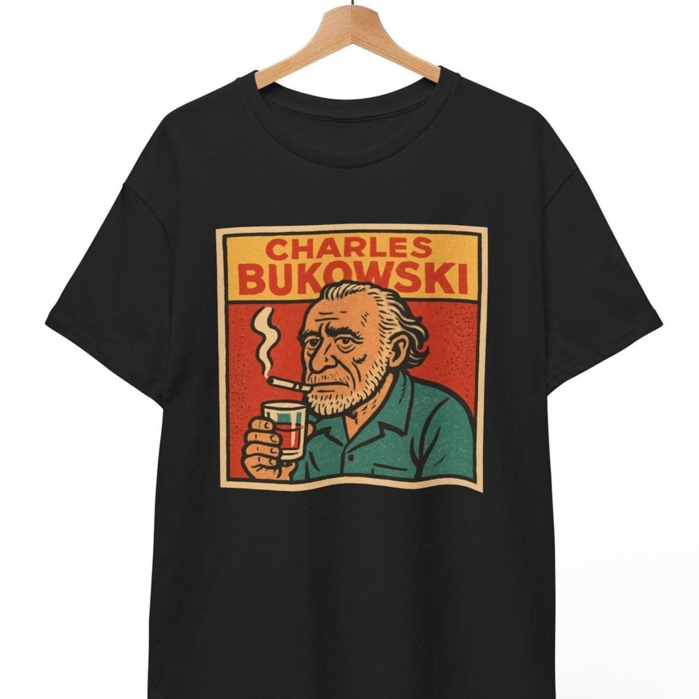 Charles Bukowski Comic T-Shirt
